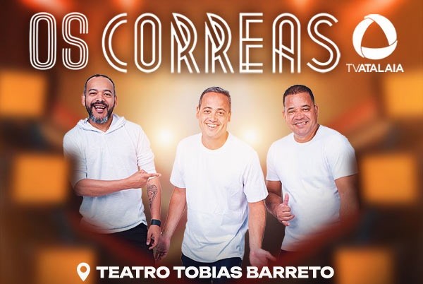 Show de "Os Correas" realiza tributo a jovem guarda no Teatro Tobias Barreto