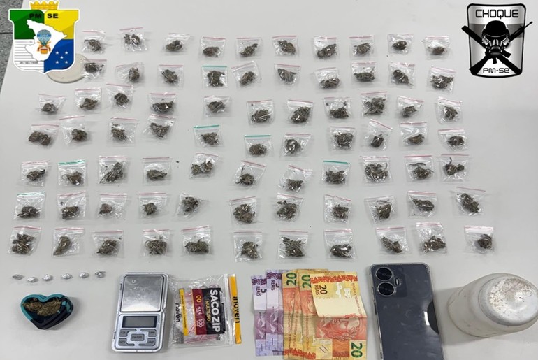 Homem suspeito de tráfico de drogas é preso na Zona Norte de Aracaju