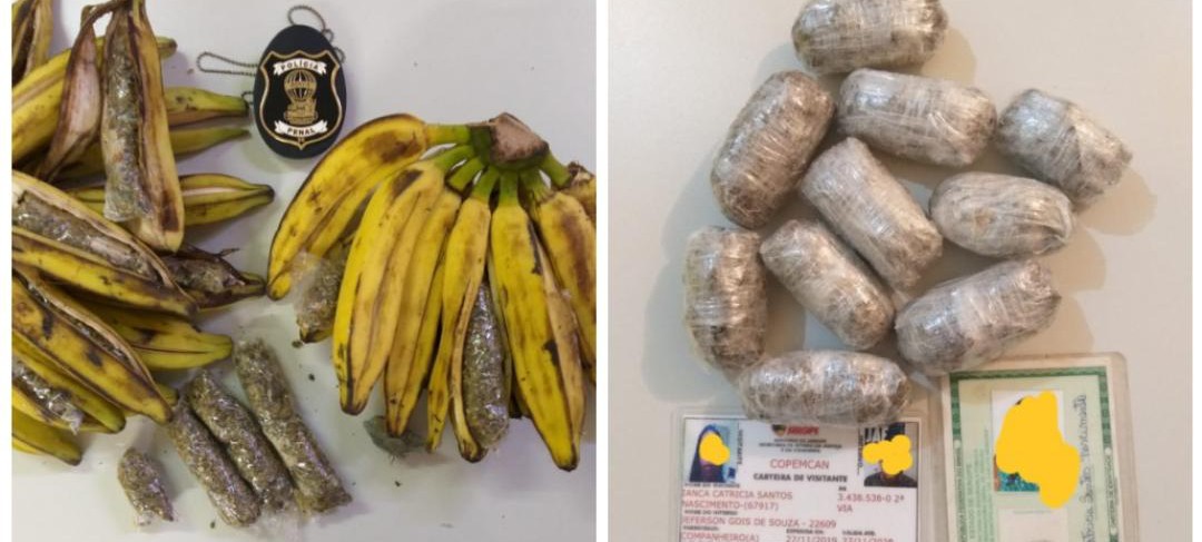 Mulheres são presas após tentarem entregar drogas em biscoitos e banana