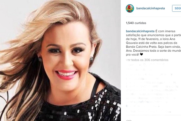Calcinha Preta anuncia nova vocalista da banda 