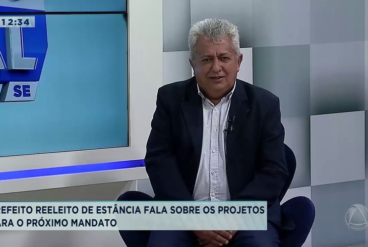 Prefeito reeleito de Estância fala sobre projetos para próximo mandato
