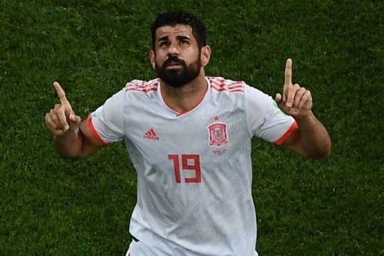 Lagartense Diego Costa marca mais um gol no mundial na Rússia