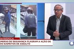 Câmeras de segurança flagram ação de suspeitos de assalto em Cristinápolis