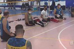 Seleção brasileira de vôlei sentado realiza treinamento em Aracaju