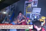Câmera de segurança registra furto em supermercado do Ponto Novo, em Aracaju