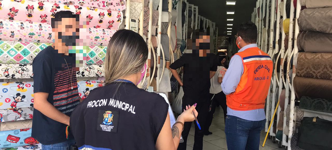Órgãos reforçam orientações sobre normas de biossegurança no Centro de Aracaju