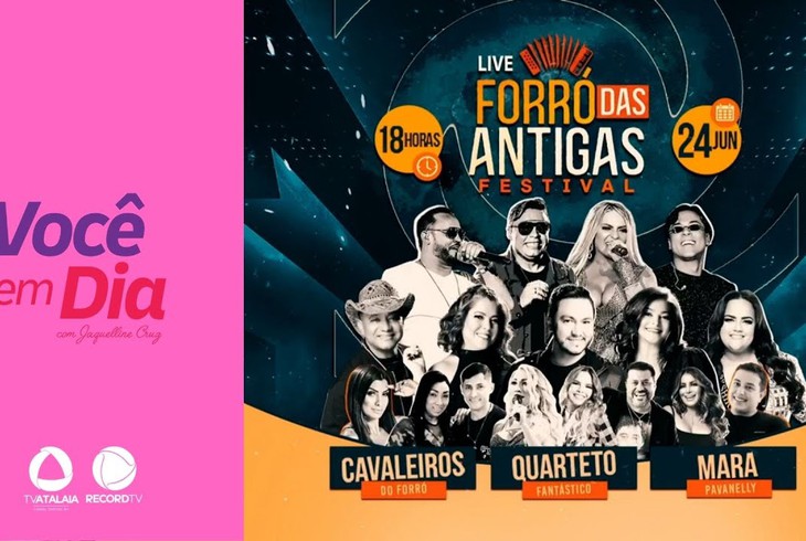 Confira tudo sobre a Live Forró das Antigas ao som de Cavaleiros do Forró e Kátia Cilene