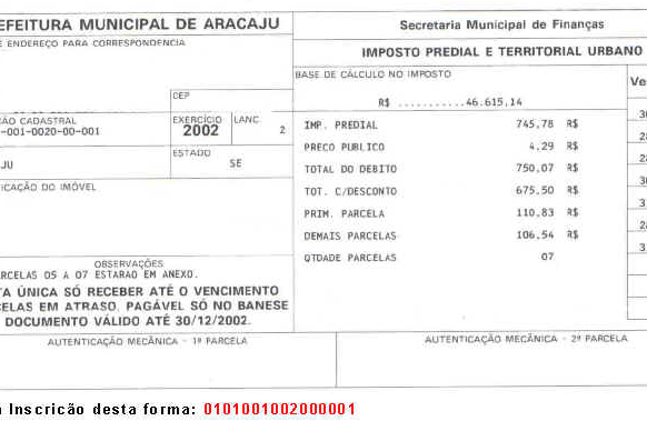Versão digital do IPTU está disponível para impressão