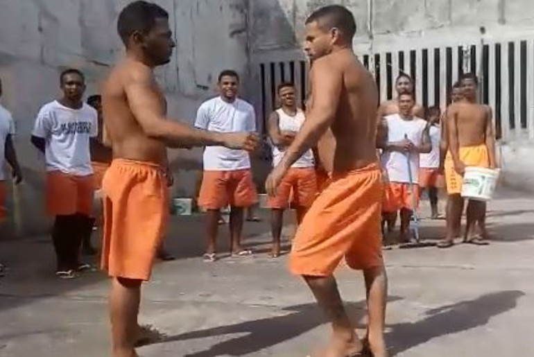 Luta entre detentos é filmada no Copemcan 