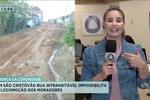 Rua intransitável impossibilita locomoção de moradores em São Cristóvão