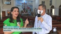 Festa de São Pedro Pescador acontece no bairro Industrial - Balanço Geral Manhã