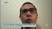 Taxa de mortes violentas intencionais registra redução de 20% em Sergipe - Balanço Geral Manhã