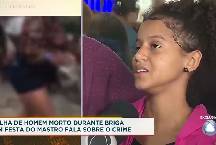 Filha de homem morto durante briga em Festa do Mastro fala sobre o crime