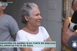 Moradores do bairro Dezoito do Forte em Aracaju sofrem com falta de água - Balanço Geral Sergipe