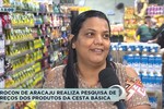 Pesquisa sobre o preço da cesta básica em Aracaju é divulgada - Balanço Geral Sergipe