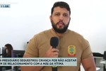 Suspeito sequestrar criança para se vingar da mãe, com quem se relacionava