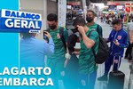 A delegação do time Lagarto embarcou para Manaus nessa quarta-feira (10)