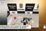 Homem é preso em flagrante suspeito de comercializar drogas próximo a escola no Bugio