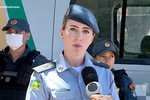 Polícia militar faz operação de reforço de policiamento no centro da capital