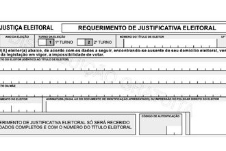 Eleitor que não votou tem 60 dias para justificar ausência