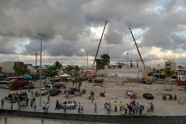 Praça de Itabaiana em revitalização será inaugurada na Festa dos Caminhoneiros