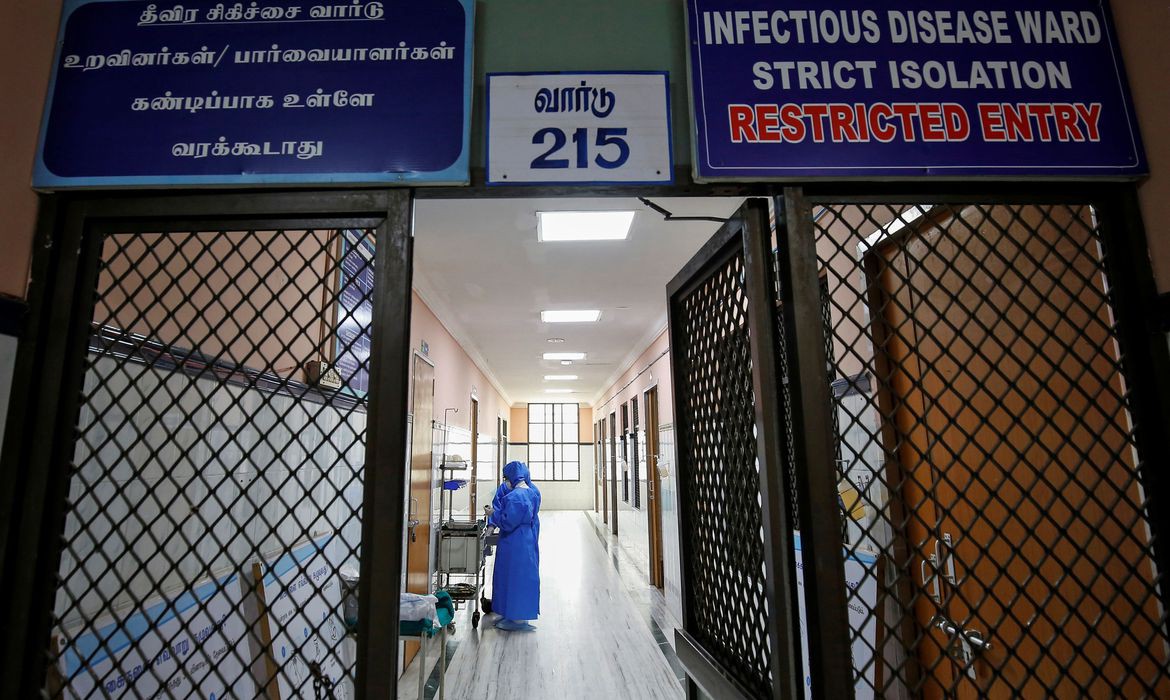 Índia ultrapassa 10 milhões de casos de covid-19