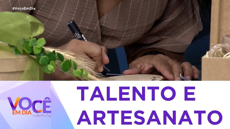 Talento e arte | Artista explica trabalho com lettering em eventos ...