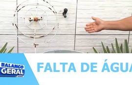 Moradores reclamam de problemas com o abastecimento de água no Bairro Santo Antônio