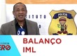 Balanço das últimas 24 horas do IML