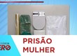 Mulher é presa por tráfico de drogas na zona rural de Umbaúba