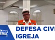 Defesa Civil de Nossa Senhora do Socorro fala sobre parte de estrutura de igreja que desabou