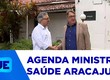 Agenda do ministro da saúde em Sergipe começou cedo