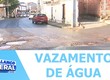 Mais um vazamento de água tem tirado o sossego dos moradores do Bairro Soledade