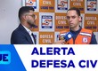 Defesa Civil emite alerta de chuvas e ventos em Aracaju até o domingo