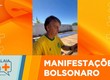 Impedido de sair de casa, Bolsonaro acompanha atos por videochamada