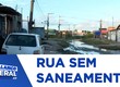 Moradores do bairro Santa Cecília reclamam de esgoto em frente à UBS