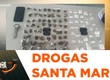 Polícia prende suspeito por tráfico de drogas no bairro Santa Maria