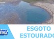 Esgoto estourado na Rua Pernambuco causa transtornos aos moradores do Bairro Siqueira Campos