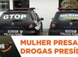 Mulher tenta entrar em presídio com drogas e é presa