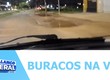 Moradores de São Cristóvão reclamam de buracos ao longo da Rodovia João Bebe Água