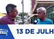 Rede de esgoto entupida está atrapalhando os comerciantes na 13 de Julho