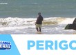 Banco de areia apresenta perigo na Praia dos Artistas