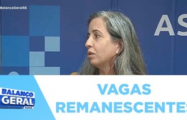 Processo seletivo para preenchimento das vagas remanescentes da UFS