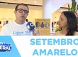 Setembro Amarelo - ação realizada no Shopping Riomar destaca a importância do diálogo