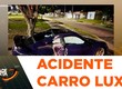 Motorista de carro de luxo fica ferido após colisão com poste em Aracaju