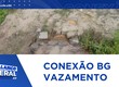 Vazamento de água na rua I no loteamento Jardim novo horizonte em São Cristóvão
