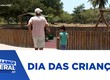 Muitas famílias curtiram o dia das crianças no parque Governador Augusto Franco - BGT