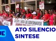 Sintese realiza ato durante entrega do prêmio educação nota 10; ele cobram atualização do triênio