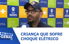 Segue internada no HUSE criança que sofreu choque elétrico em Socorro