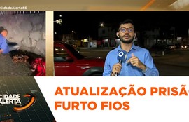 Homem é preso após ser flagrado furtando fios de telefonia no bairro Getúlio Vargas em Aracaju